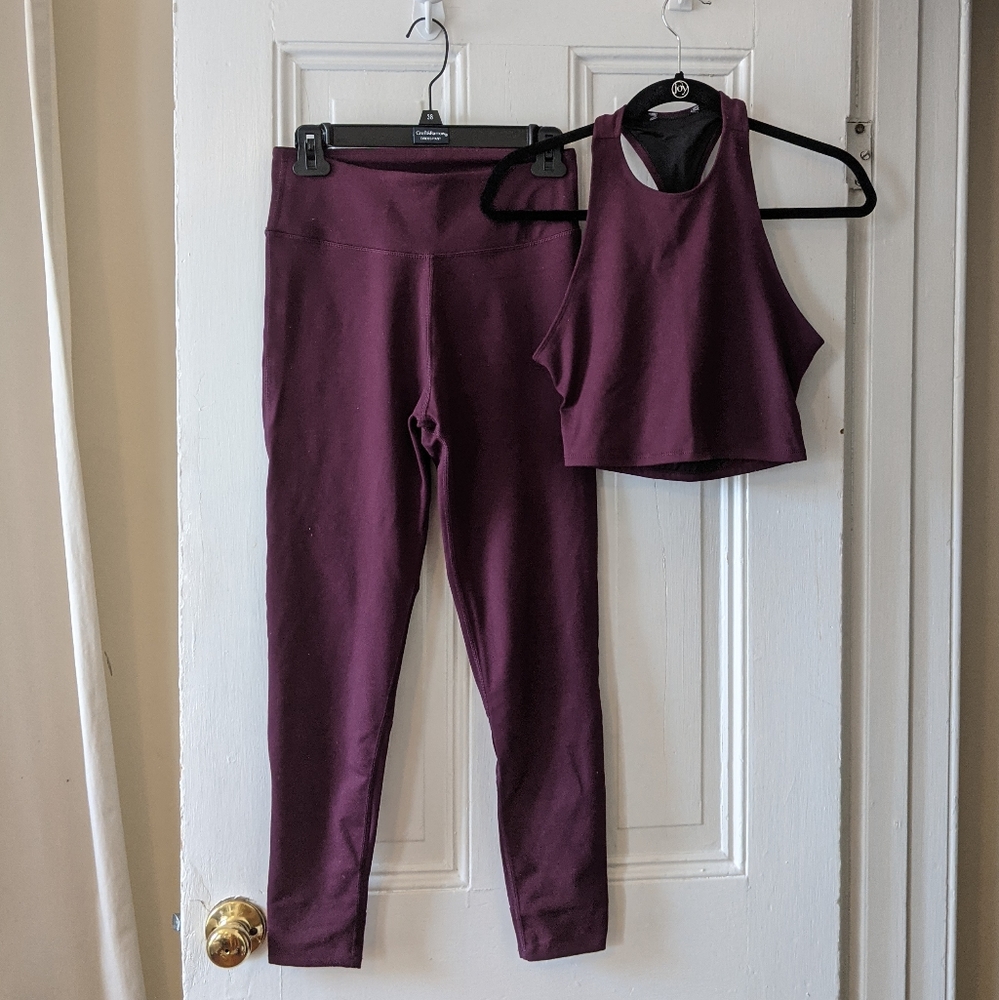 Longline sports bra and legging set